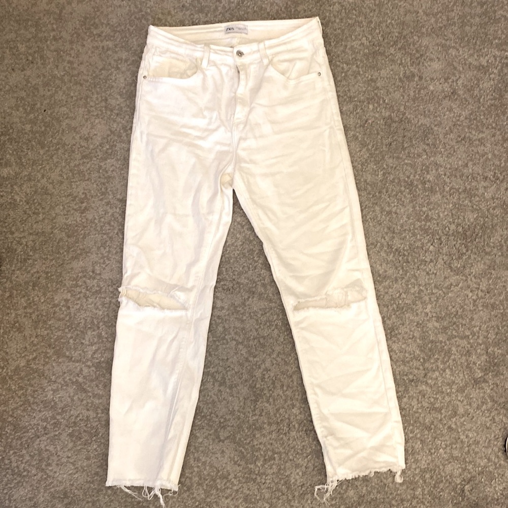 White Zara jeans